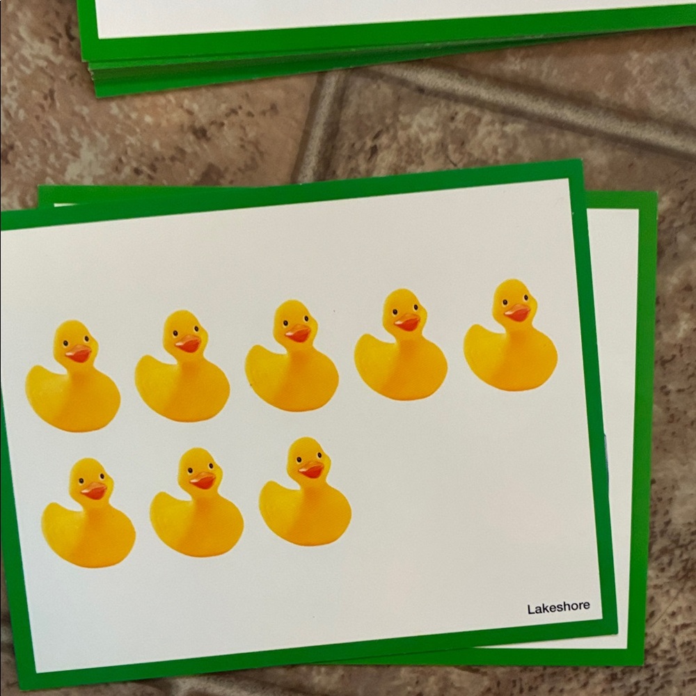 VINTAGE RARE Lakeshore All About Math Photo Library LEARNING FLASH CARDS - Picture 9 of 15